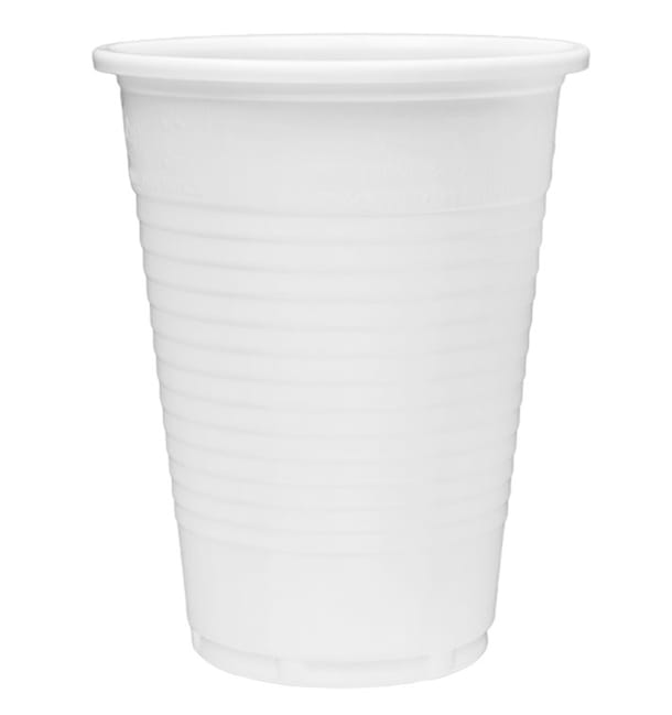 Vaso de Plástico PP Reutilizable Blanco 200ml (100 Uds) Vaso de Plástico PP Reutilizable Blanco 200ml (100 Uds)