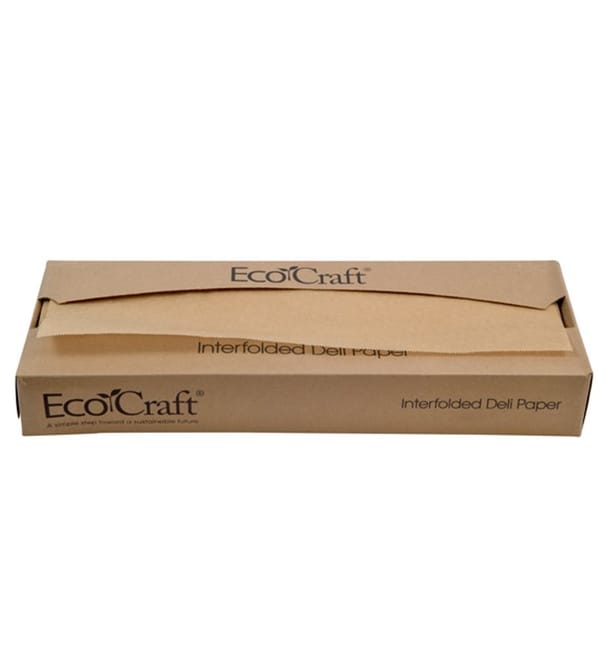 Envuelta Papel Antigrasa Kraft en Dispensador 37,5x27cm (500 Uds) Envuelta Papel Antigrasa Kraft en Dispensador 37,5x27cm (500 Uds)