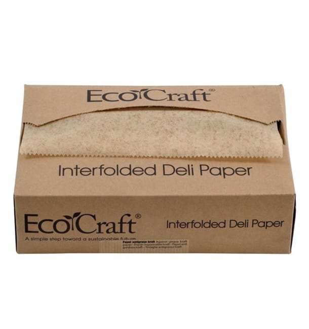 Envuelta Papel Antigrasa Kraft en Dispensador 20,6x27cm (6.000 Uds) Envuelta Papel Antigrasa Kraft en Dispensador 20,6x27cm (6.000 Uds)