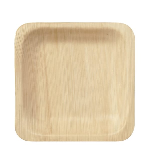 Plato de Madera Cuadrado 10,5x10,5cm (600 Uds) Plato de Madera Cuadrado 10,5x10,5cm (600 Uds)
