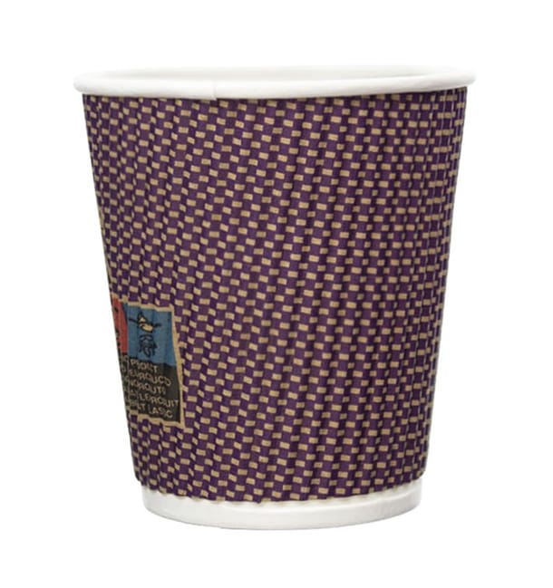 Vaso Cartón Rizado Kraft 7Oz/200ml Ø7,3cm (25 Uds) Vaso Cartón Rizado Kraft 7Oz/200ml Ø7,3cm (25 Uds)