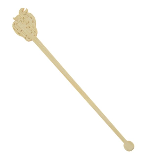 Agitador de Bambú Fresa para Bebida 14cm (50 Uds) Agitador de Bambú Fresa para Bebida 14cm (50 Uds)