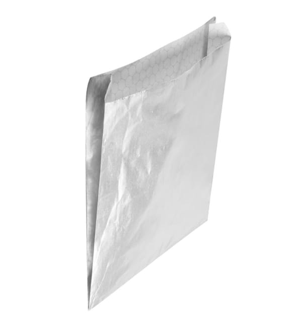 Papel Aluminio Antigrasa Plata 22,3*20+5cm (250 Uds) Papel Aluminio Antigrasa Plata 22,3*20+5cm (250 Uds)