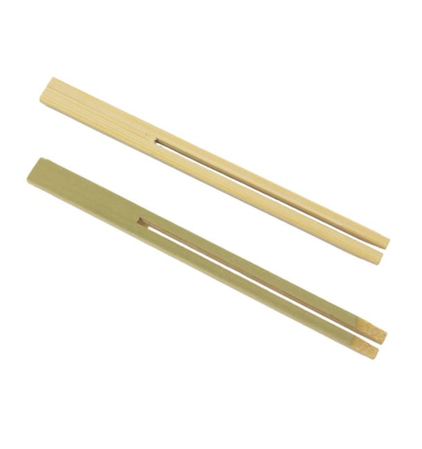 Pinzas de Bambú Catering 10cm (100 Uds) Pinzas de Bambú Catering 10cm (100 Uds)