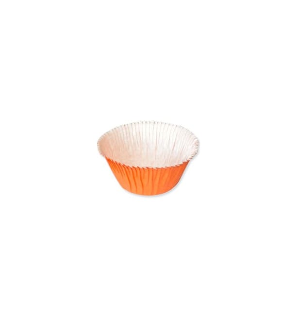 Cápsulas para Cupcakes Naranja 4,9x3,8x7,5cm. 