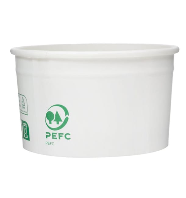 Tarrina de Cartón para Helados Ecológica 100ml (2600 Uds)