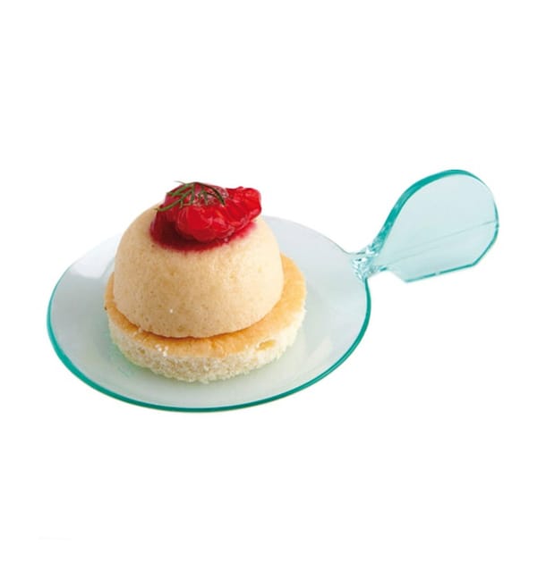 Plato Degustacion Plastico Redondo con Asa 6,2cm Plato Degustacion Plastico Redondo con Asa 6,2cm