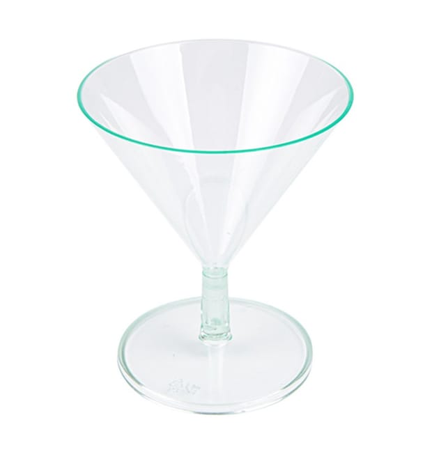 Copa de Plastico Verde Transparente 65ml Copa de Plastico Verde Transparente 65ml