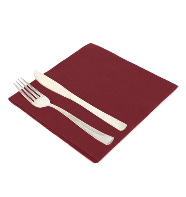 Servilleta Airlaid Burdeos 40x40cm Servilleta Airlaid Burdeos 40x40cm