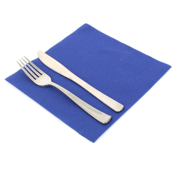 Servilleta Airlaid Azul 40x40cm Servilleta Airlaid Azul 40x40cm