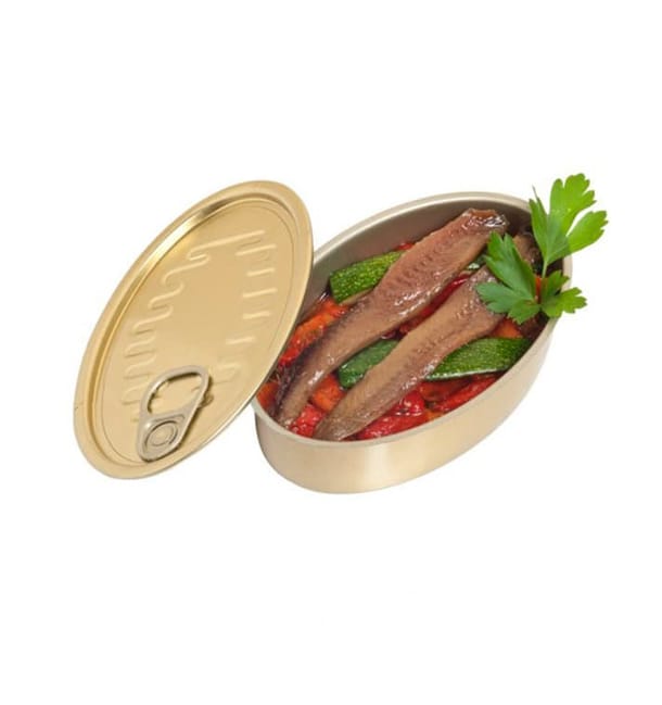 Lata de Sardinas Aluminio 120ml 112x70x30mm Lata de Sardinas Aluminio 120ml 112x70x30mm