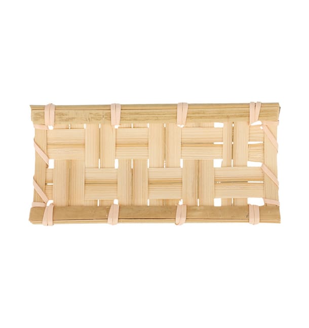 Bandeja de Bambu "Trenzado" 10,5x5cm Bandeja de Bambu "Trenzado" 10,5x5cm