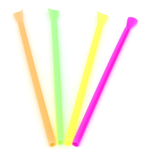 Pajita Cuchara Recta 4 colores Ø6mm 20cm Pajita Cuchara Recta 4 colores Ø6mm 20cm