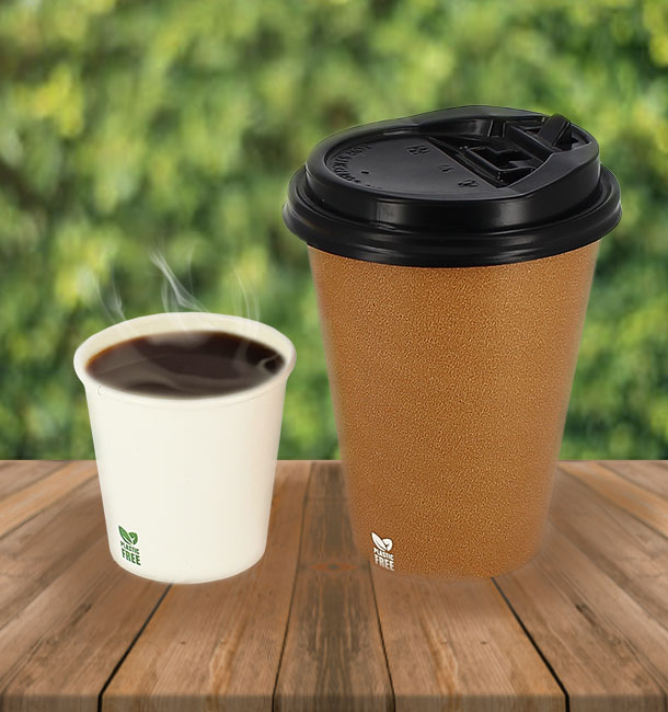 Vaso café caliente y Vaso con tapa